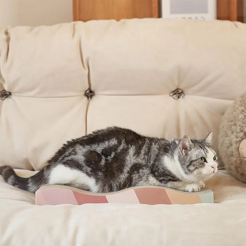 Cardboard Cat Scratcher Lounge Bed