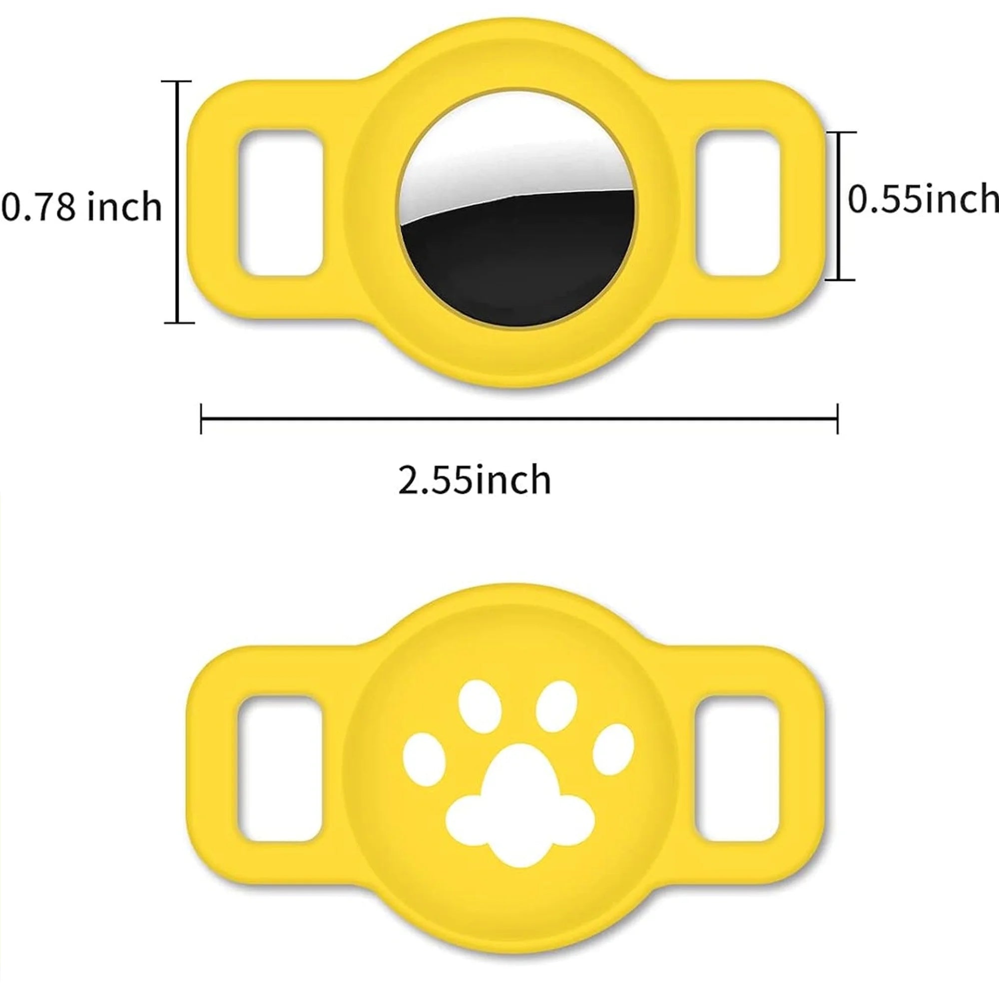 Cat AirTag Holder – Silicone GPS Tracker Collar Case