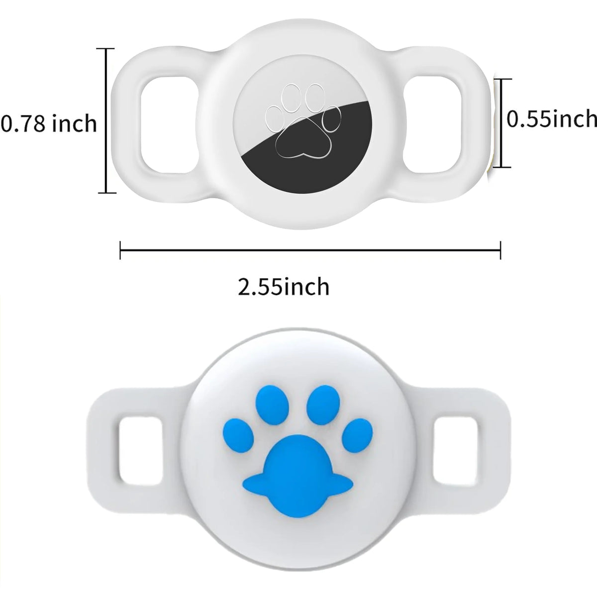 Cat AirTag Holder – Silicone GPS Tracker Collar Case