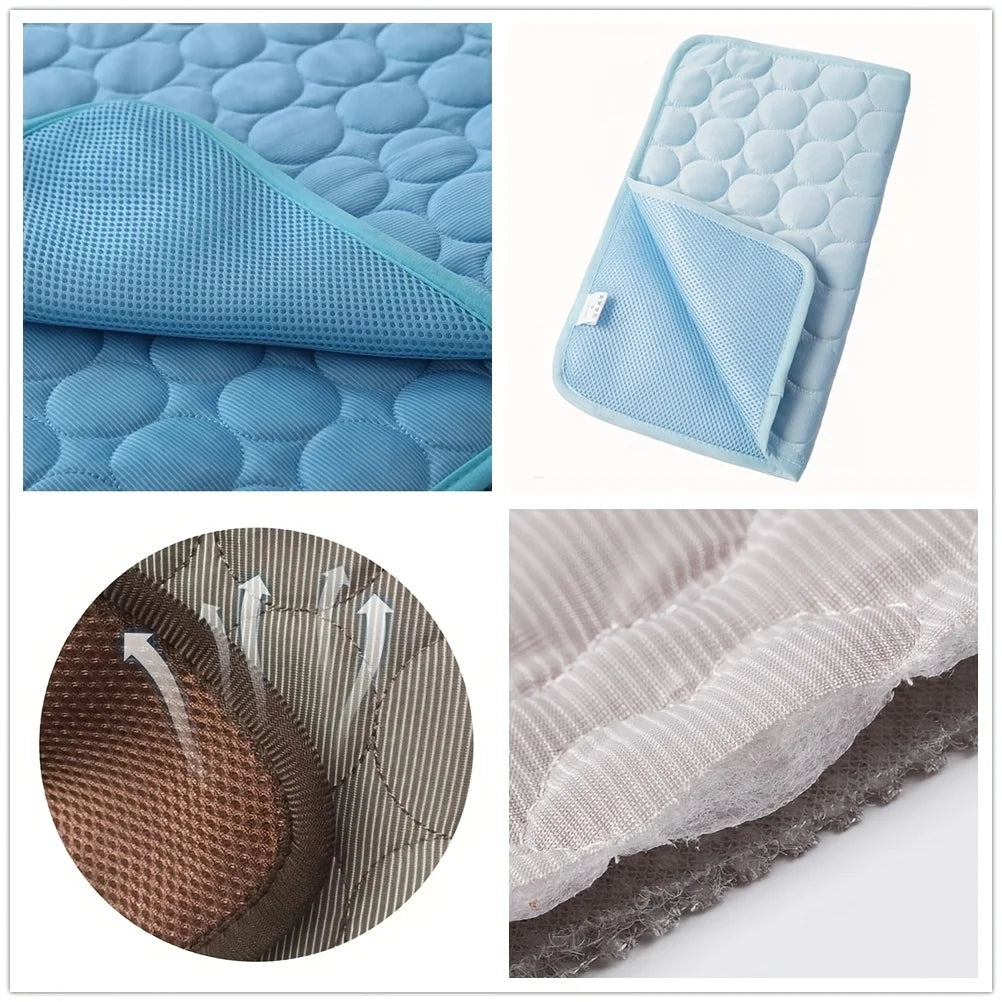 Dog Cooling Mat – Self-Cooling Summer Pad for Small & Large Dogs