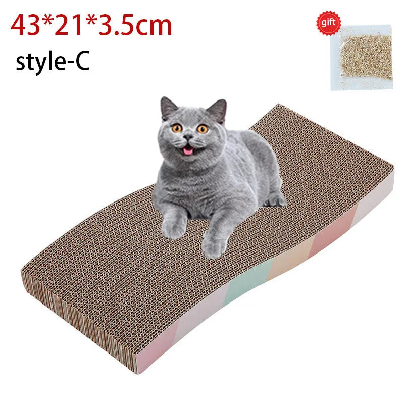 Cardboard Cat Scratcher Lounge Bed