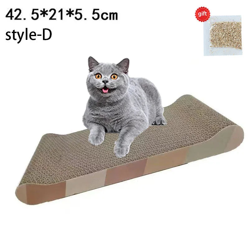 Cardboard Cat Scratcher Lounge Bed