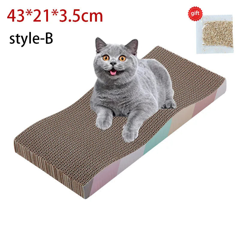 Cardboard Cat Scratcher Lounge Bed