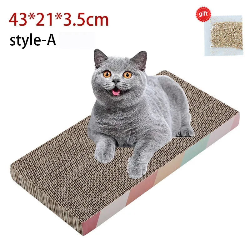 Cardboard Cat Scratcher Lounge Bed