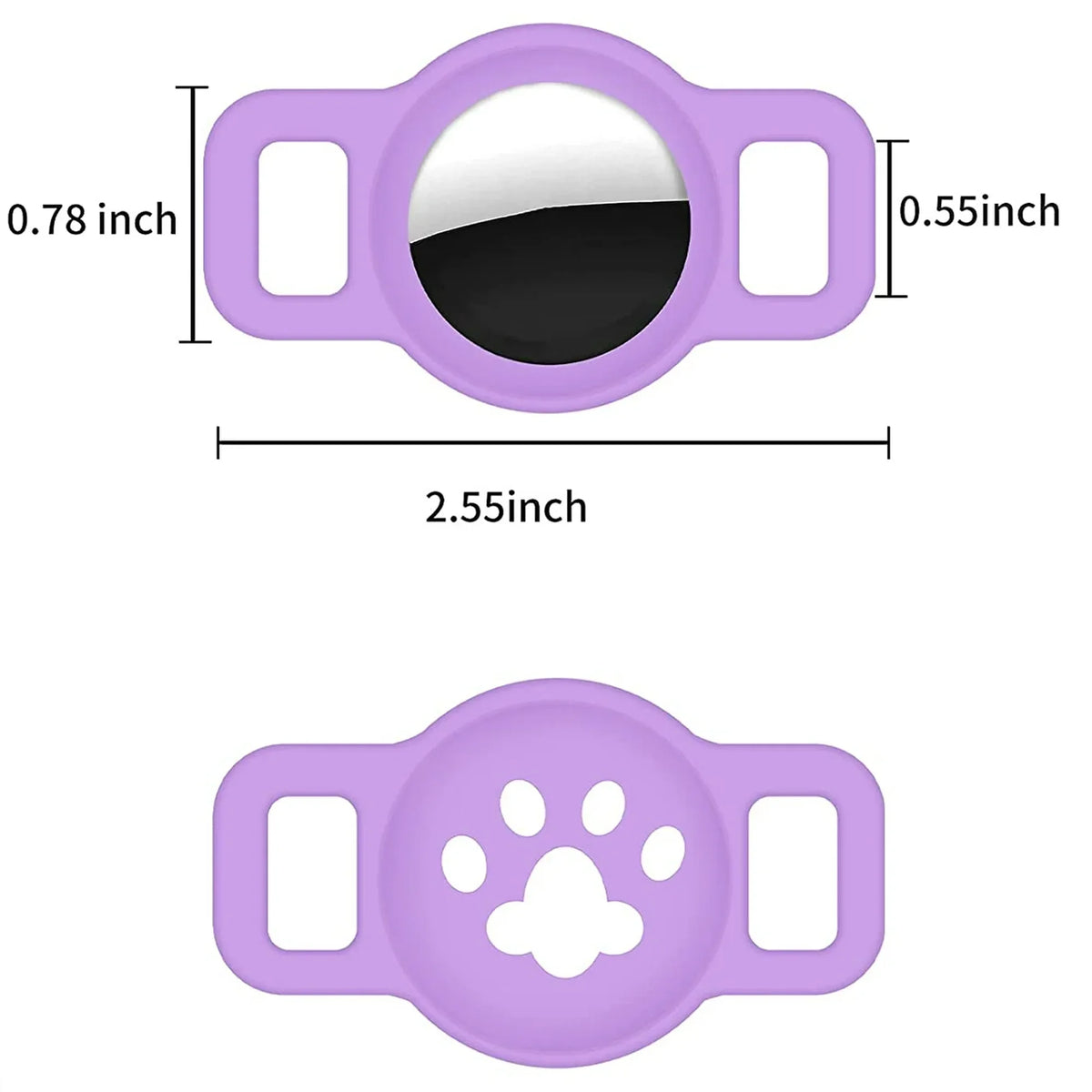 Cat AirTag Holder – Silicone GPS Tracker Collar Case