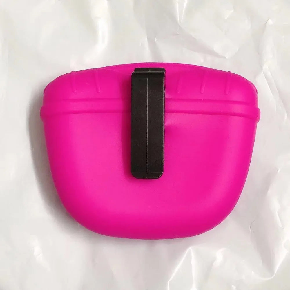 Dog Treat Pouch – Portable Training Bag With Belt Clip