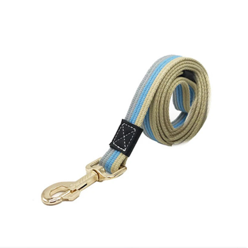 Canvas Dog Collar and Leash Set