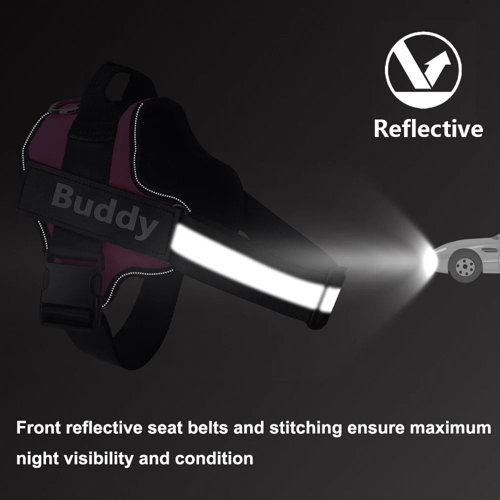 No Pull Dog Harness, Reflective Breathable Vest for Walking