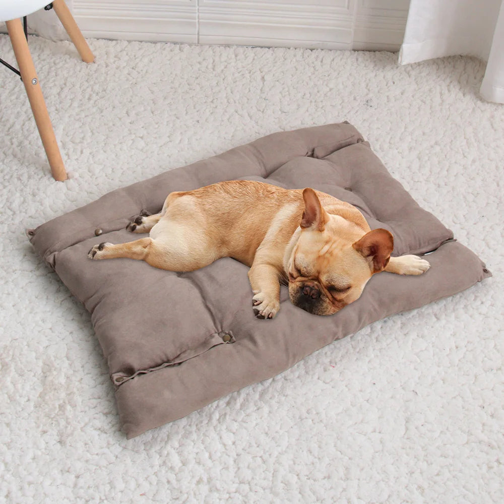 Warm Dog Sofa Bed – Thick Washable Winter Bed for Dogs & Cats