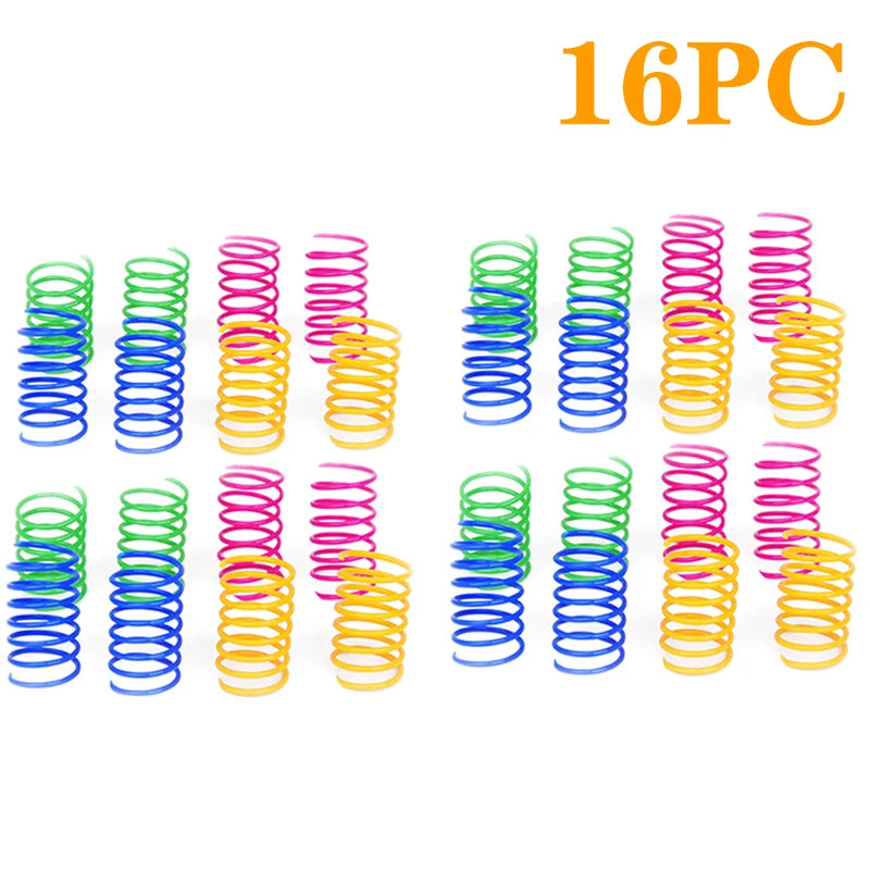 Spiral Cat Toy – Interactive Colorful Spring Toy for Cats