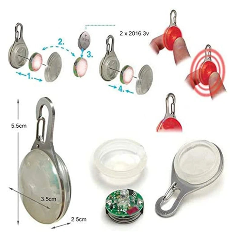 LED Dog Collar Light – Colorful Flashing Pet Safety Light