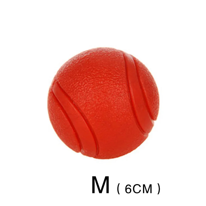 Rubber Dog Ball, Bite-Resistant Chew Toy for Puppies & Dogs