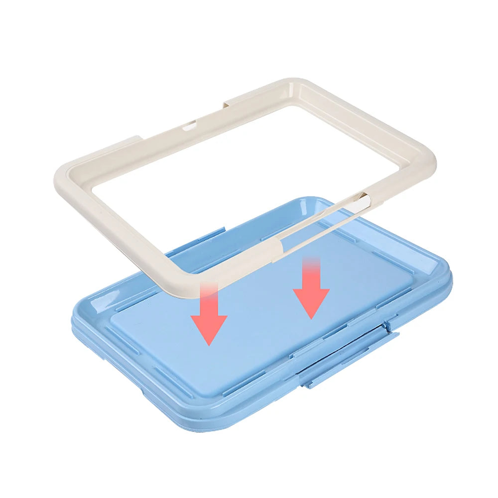 Dog Potty Training Tray – Indoor Puppy Pad Holder for Small Dogs