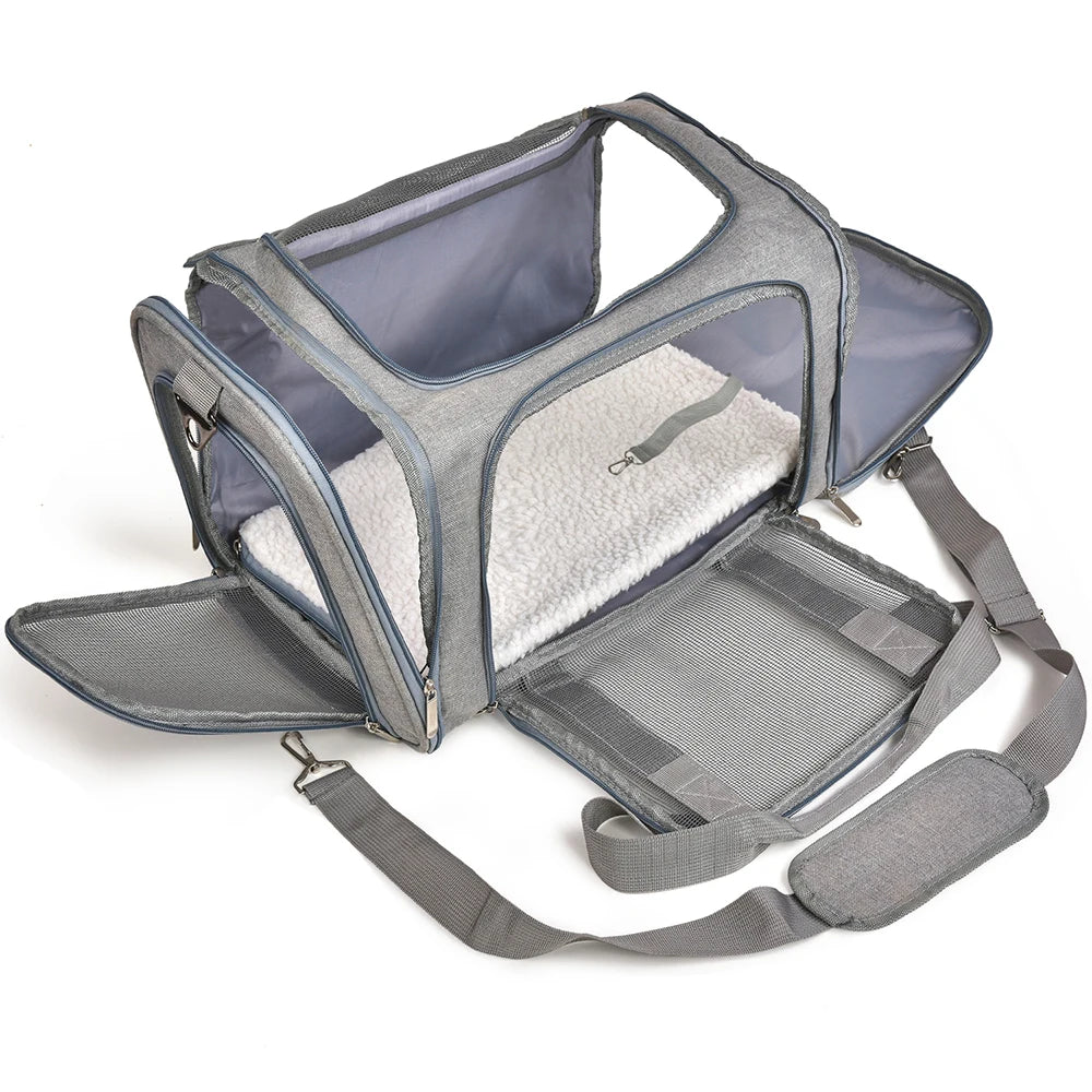 Small Dog Carrier Backpack – Soft-Sided Cat & Pet Travel Bag