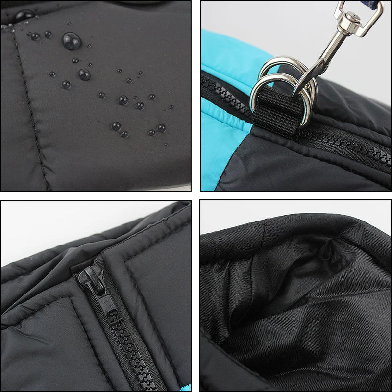 Winter Dog Coat – Waterproof Warm Jacket for Small to Large Dogs