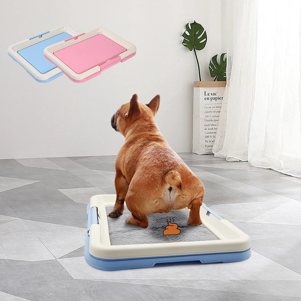 Dog Potty Training Tray – Indoor Puppy Pad Holder for Small Dogs