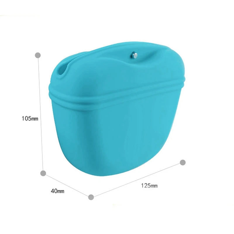 Dog Treat Pouch – Portable Training Bag With Belt Clip