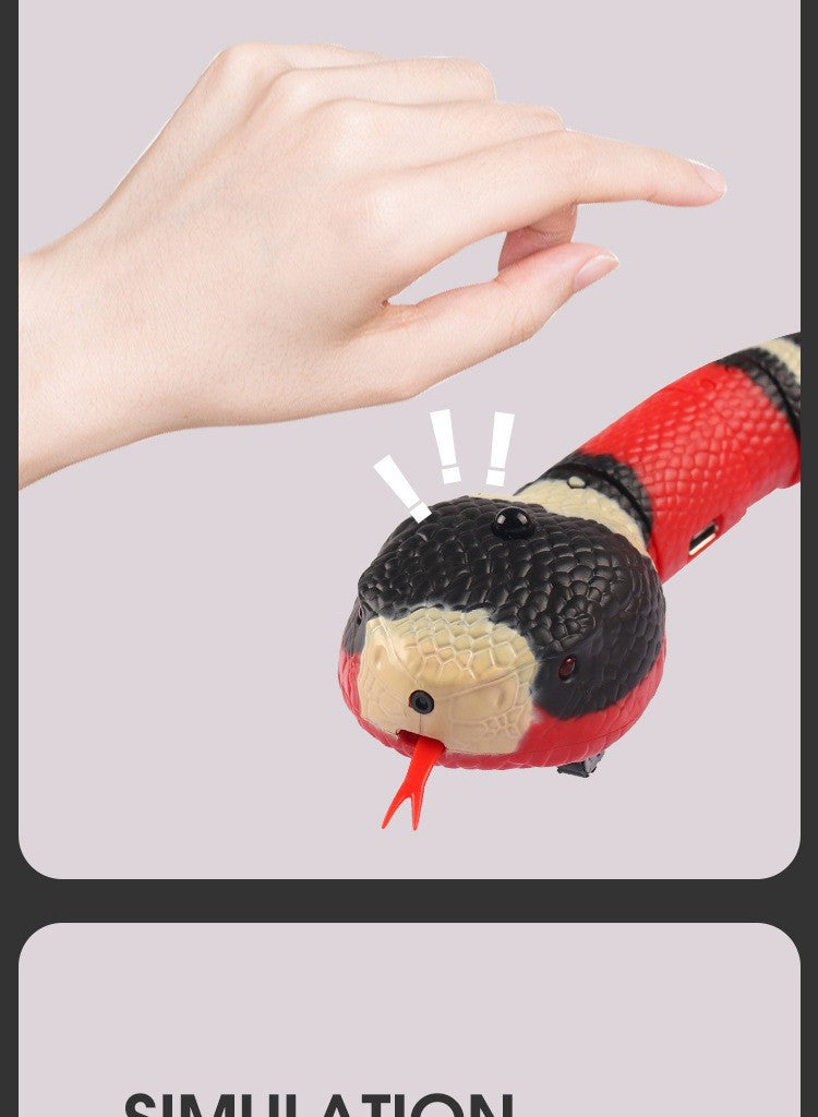 Interactive Snake Cat Toy – Smart Sensing Automatic Rechargeable