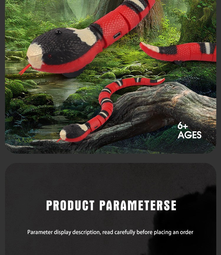 Interactive Snake Cat Toy – Smart Sensing Automatic Rechargeable