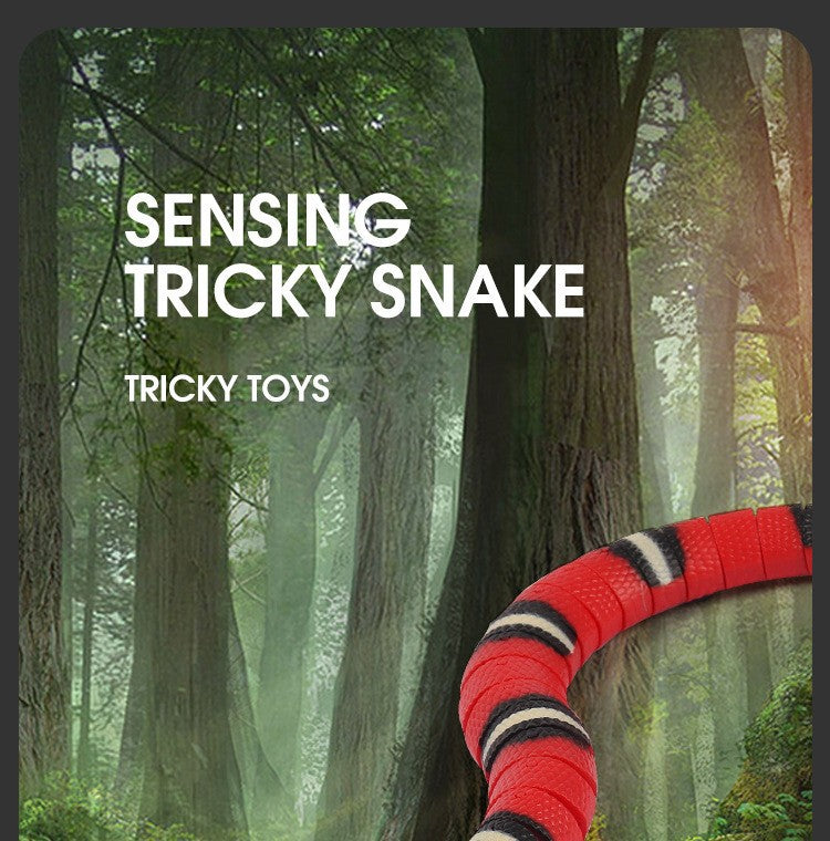 Interactive Snake Cat Toy – Smart Sensing Automatic Rechargeable