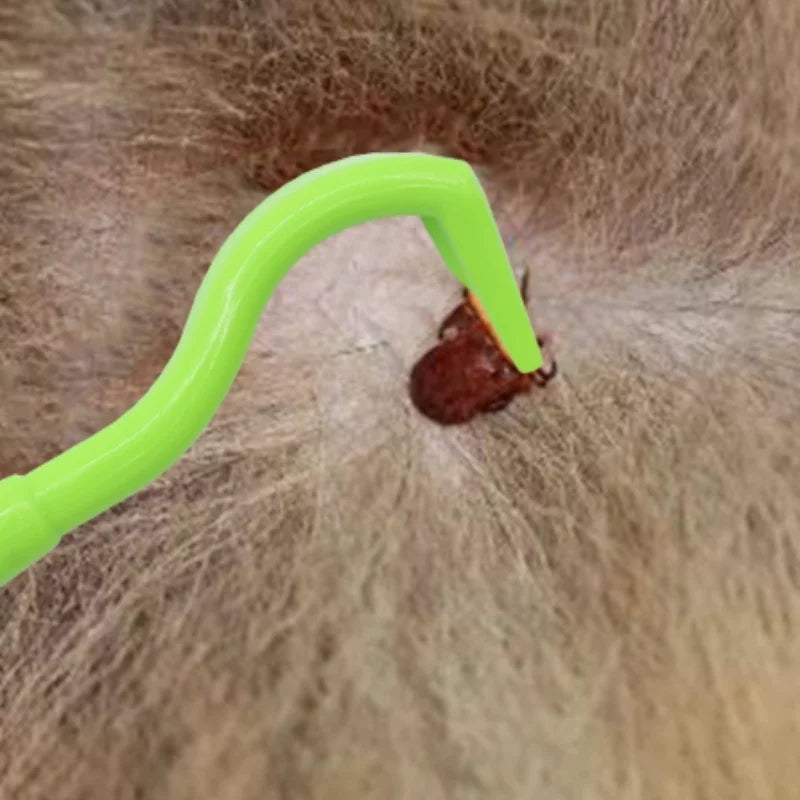 Pet Flea Removal Tool, Dog Tick Extractor & Grooming Set