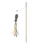Cat Wand Toy with Bell & Catnip – Interactive Teaser for Indoor Cats