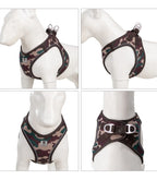 Dog Harness and Leash Set, Adjustable Reflective Puppy Vest