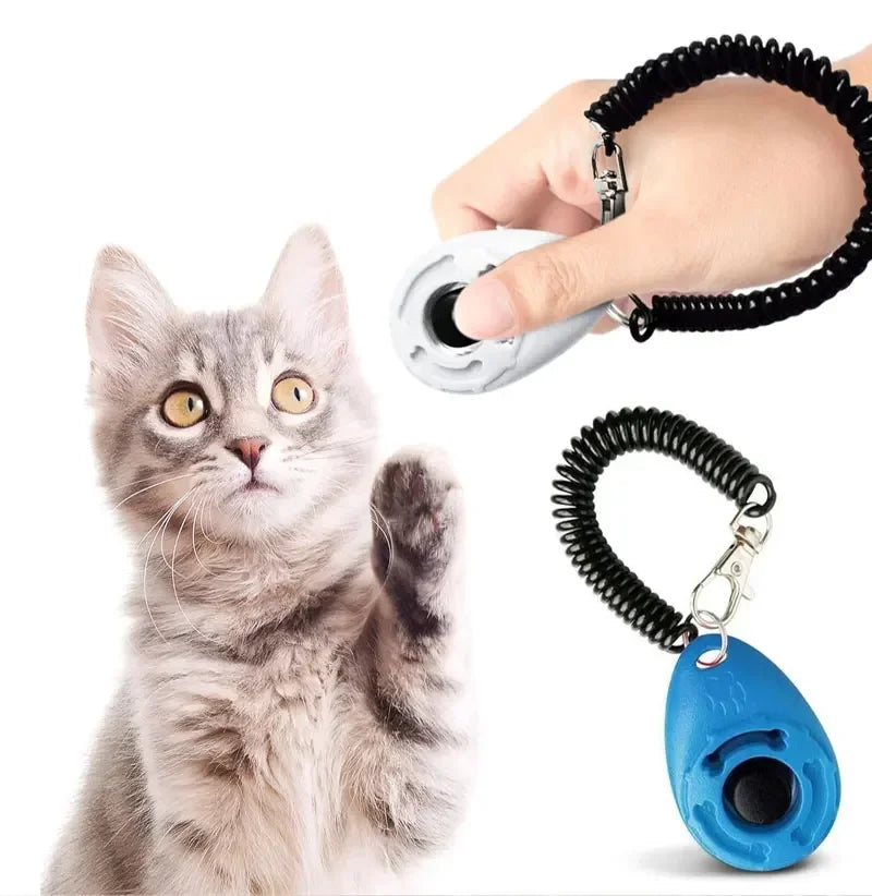 Dog Training Clicker with Wrist Strap, Portable Pet Training Tool