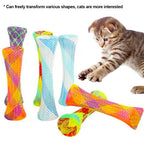 Cat Spring Toy – Colorful Interactive Paw Toy for Indoor Cats