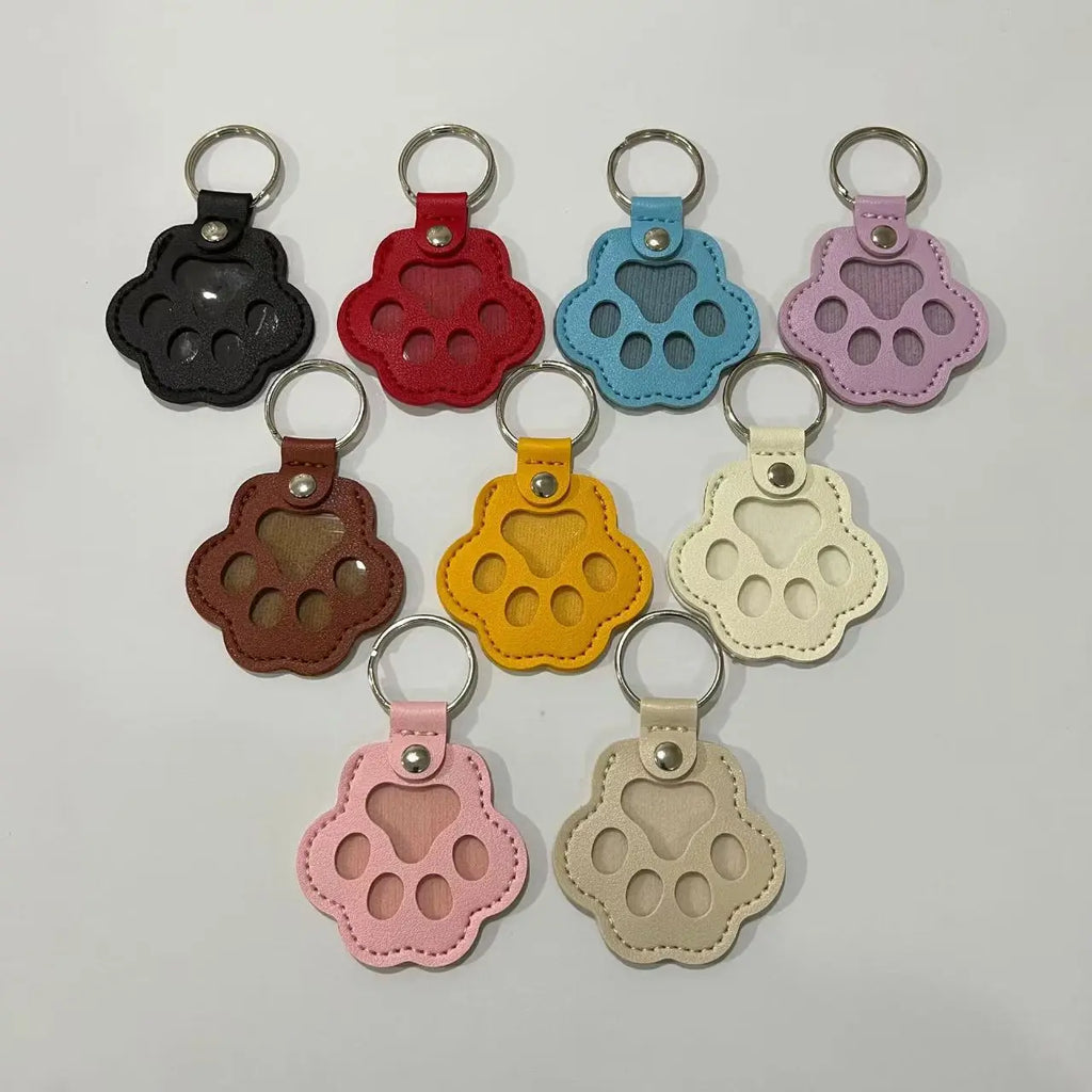 Dog Hair Keepsake Keychain – Leather