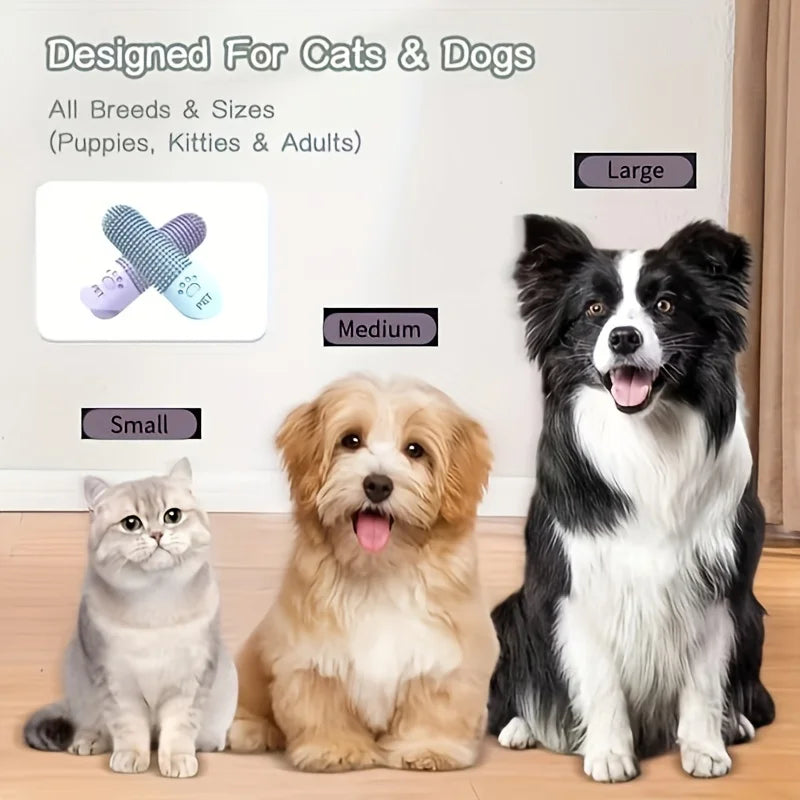 360° Silicone Dog Toothbrush – for Dogs & Cats