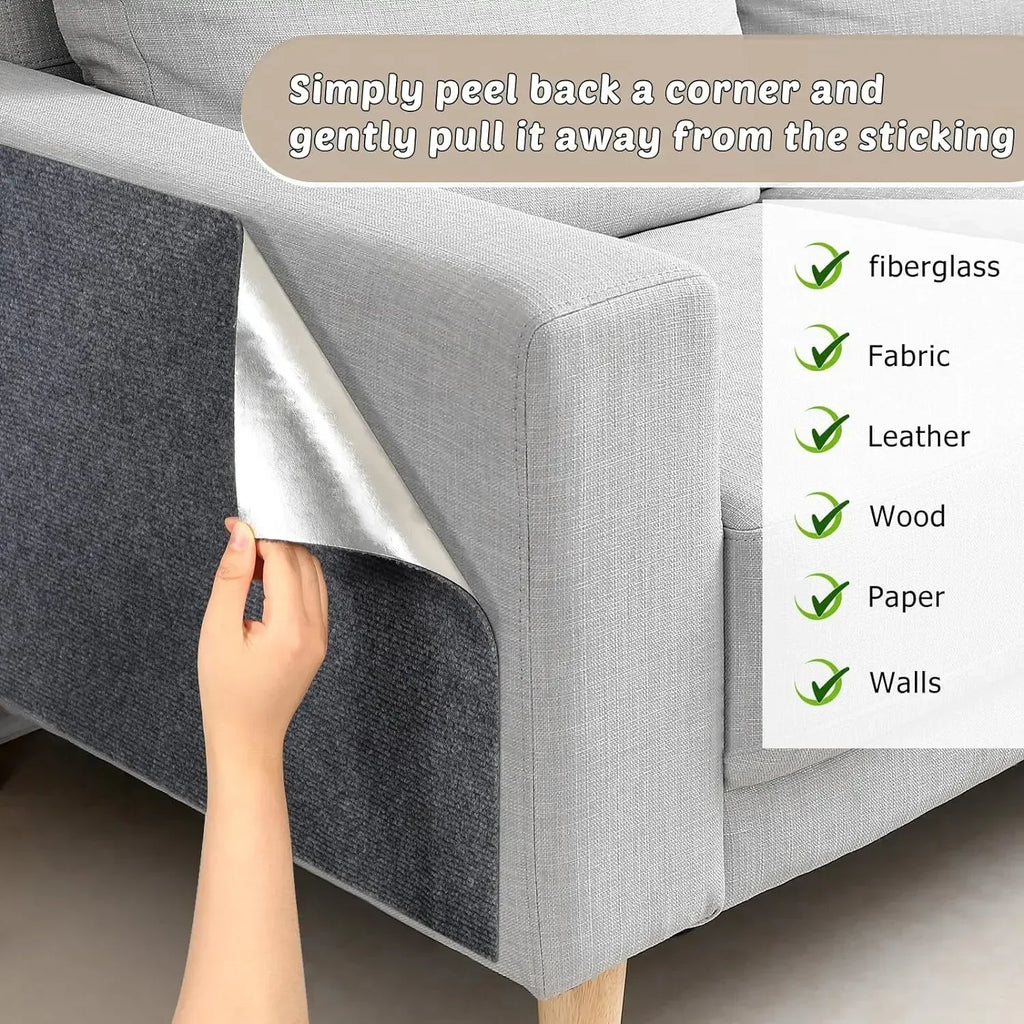 Cat Scratching Mat – Self-Adhesive Sofa & Furniture Protector