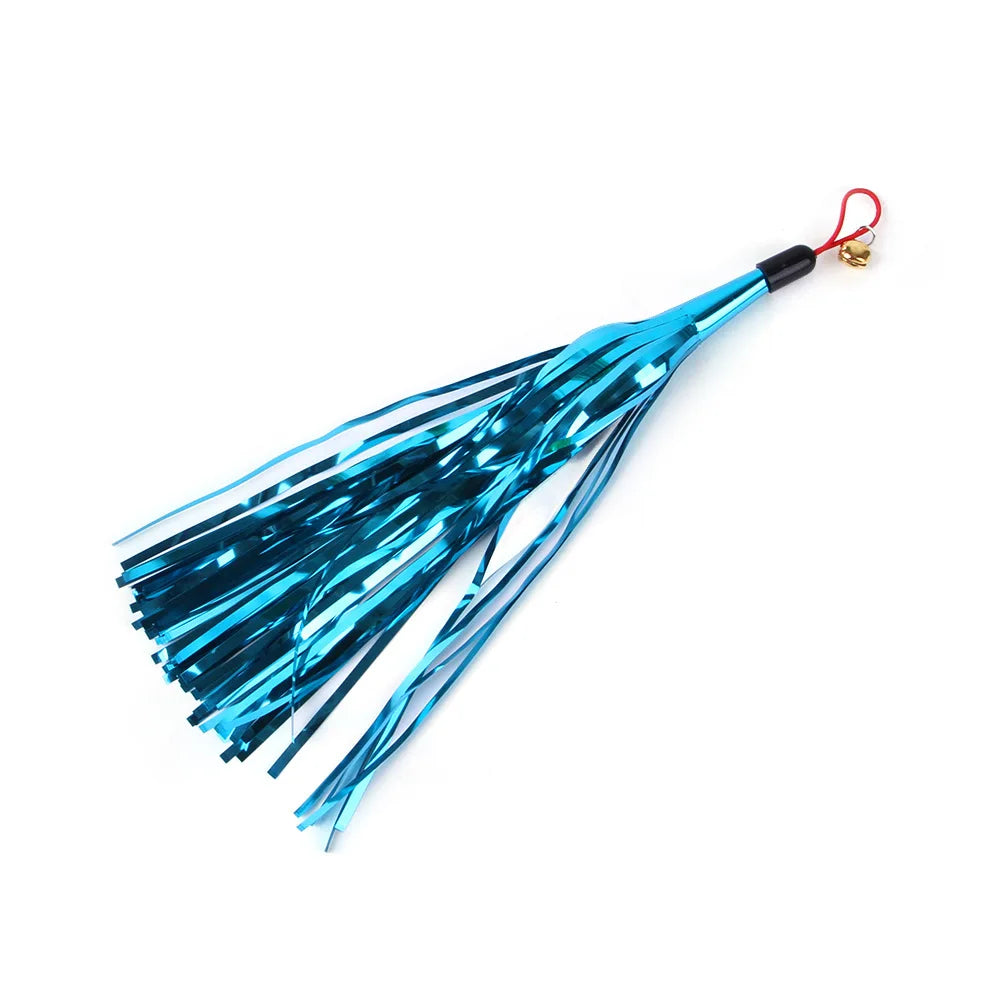 9 Pack Cat Feather Toy Replacement Heads for Interactive Play