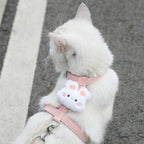 Cat Harness and Leash Set – Adjustable Small Pet Walking Harness