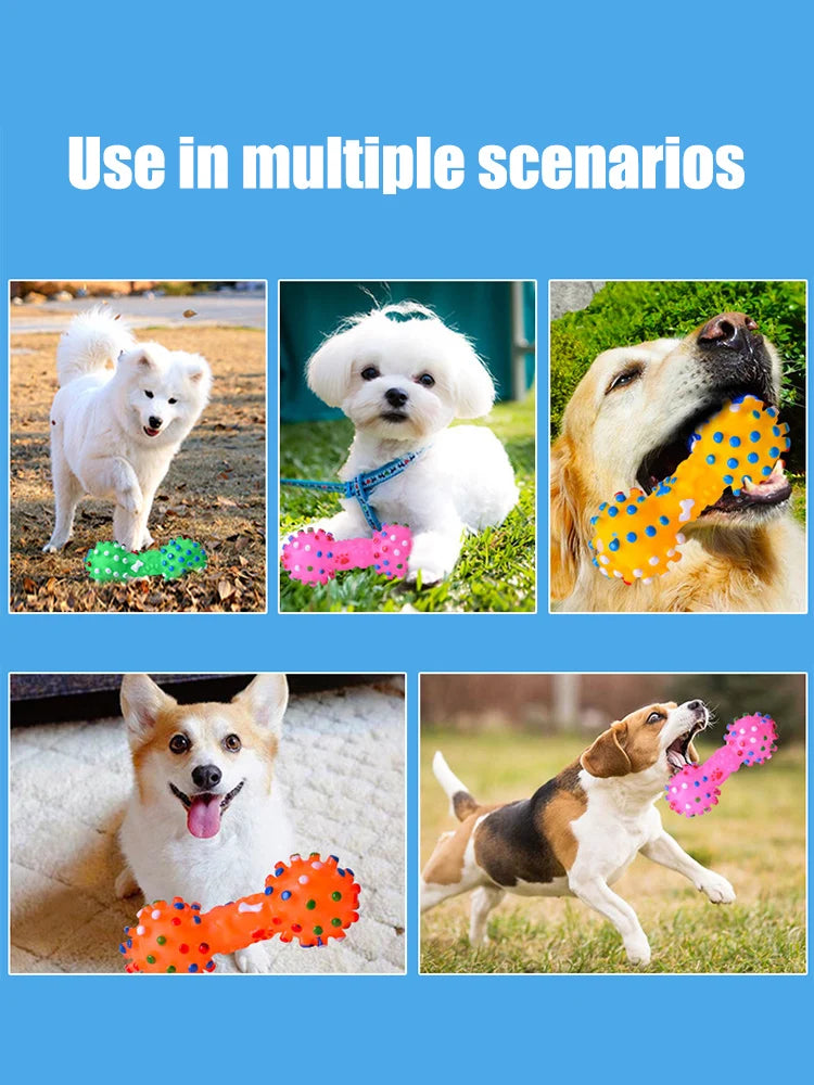 Dog Chew Toy Natural Rubber Safety and Environmental Protection Flexible Bite Resistance Clean Teeth