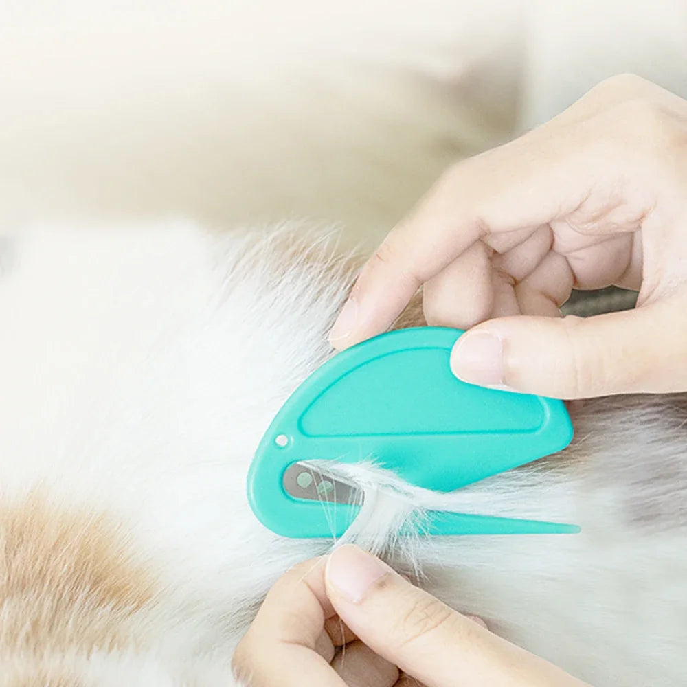 Dog Dematting Tool Stainless Steel Shedding Grooming Comb