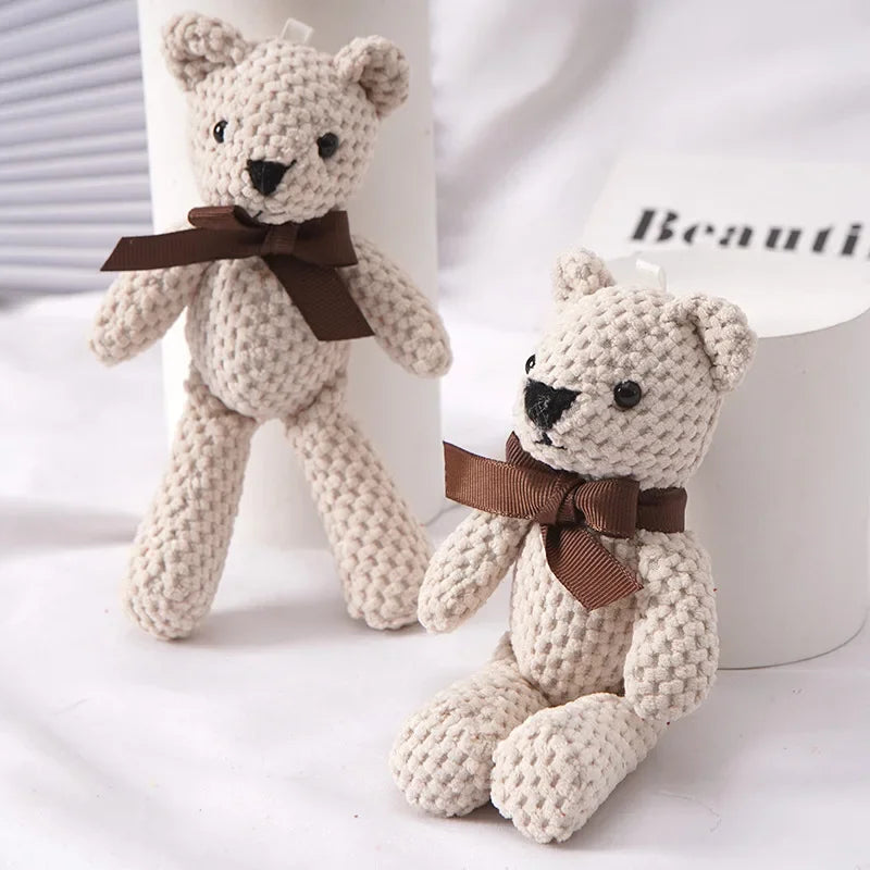 Pineapple Bear Plush, 16cm Mini Teddy Bear Stuffed Toy