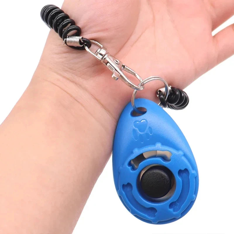 Dog Training Clicker with Wrist Strap, Portable Pet Training Tool