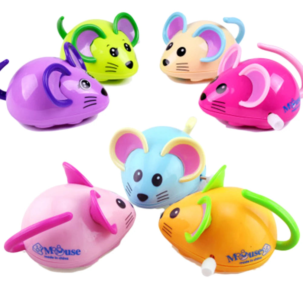 Wind Up Rat Toy – Cartoon Clockwork Mouse Toy for Kids & Gifts