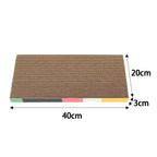 Cardboard Cat Scratcher – Lounge Bed & Scratching Pad for Cats