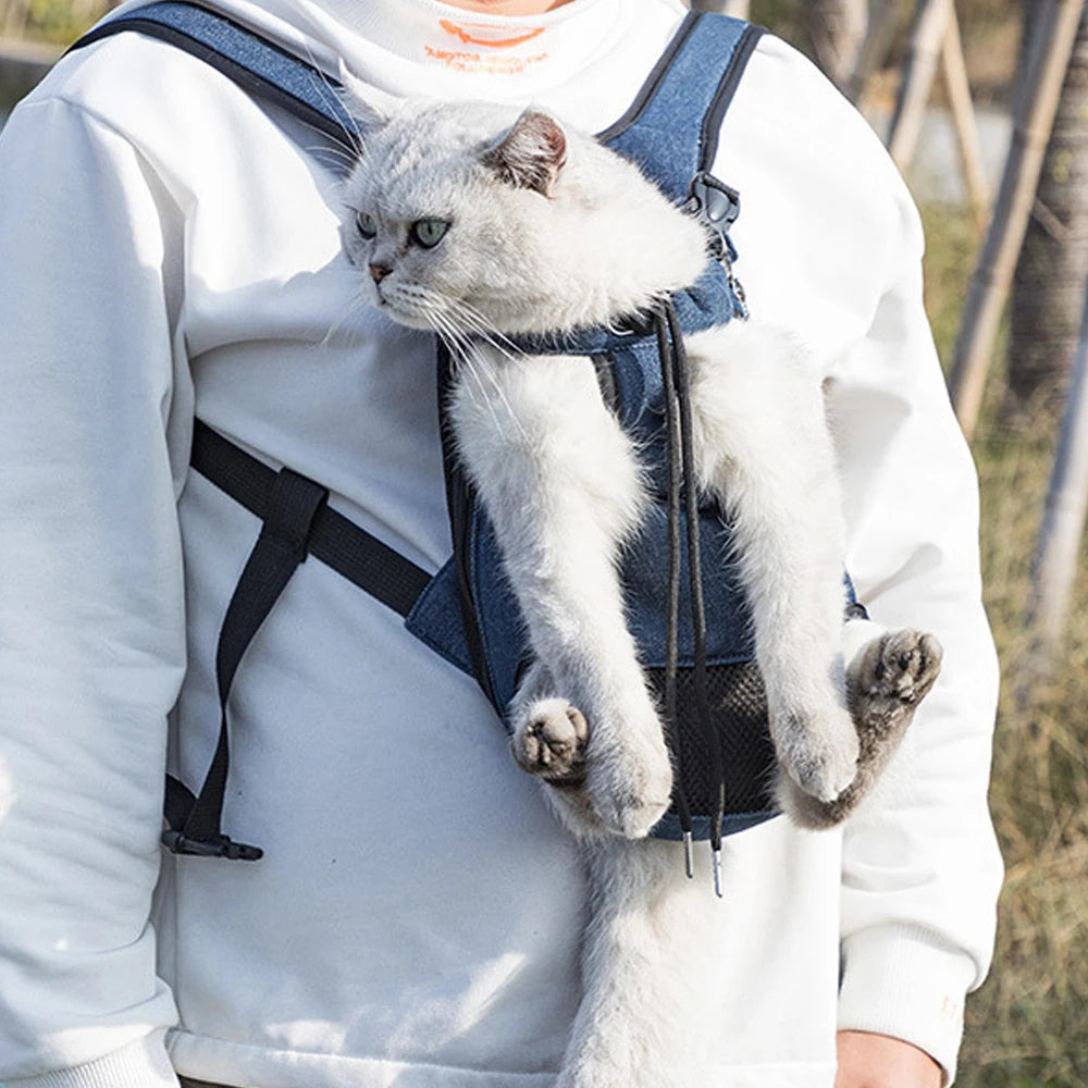 Cat Carrier Backpack – Adjustable Pet Travel Bag for Cats & Dogs