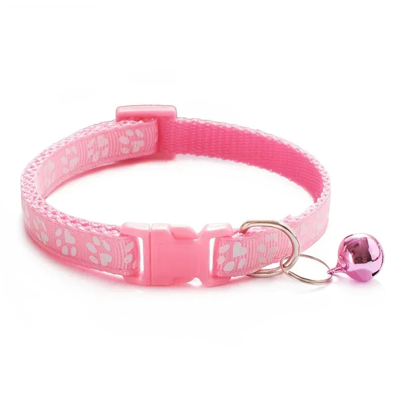 Cat Collar With Bell – Adjustable Colorful Collar for Kittens