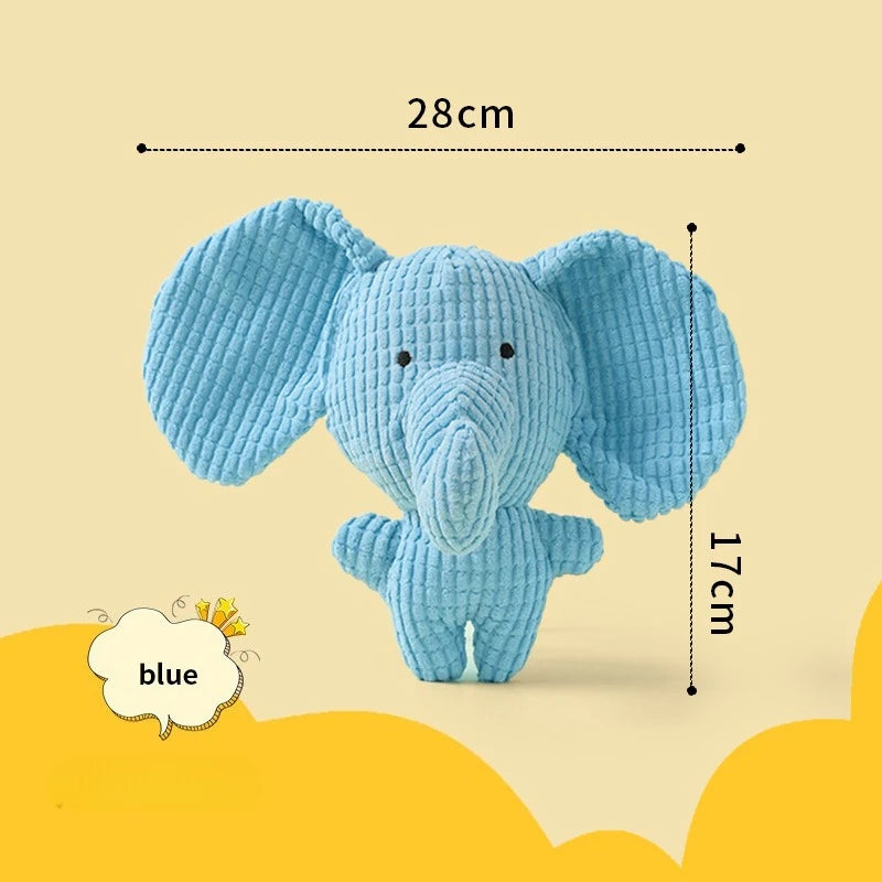 Plush Dog Toy Duck Squeaky Chew Toy for Small & Large Dogs