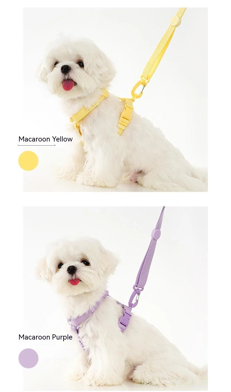 Dog Harness Leash Set – Reflective Adjustable Set for Puppies & Cats
