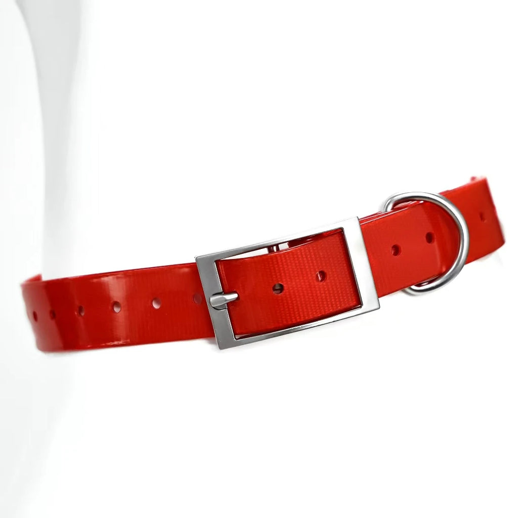 Heavy Duty Dog Collar, Waterproof Adjustable TPU Collar