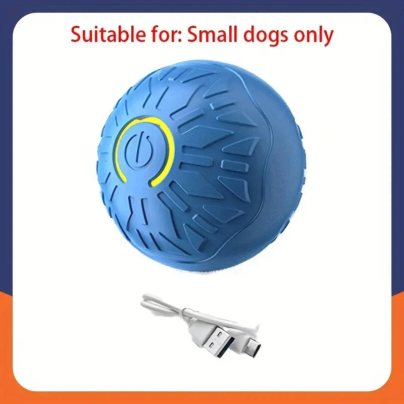 Interactive Dog Ball – USB Rechargeable Automatic Moving Toy