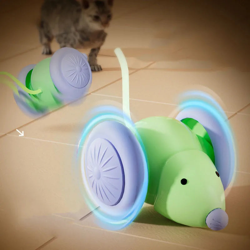 Automatic Cat Toy – Interactive Mouse Toy with Obstacle Avoidance