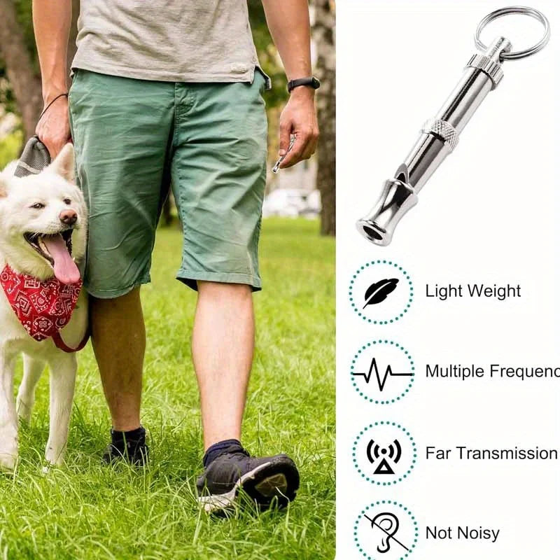 Adjustable Dog Whistle for Training & Recall