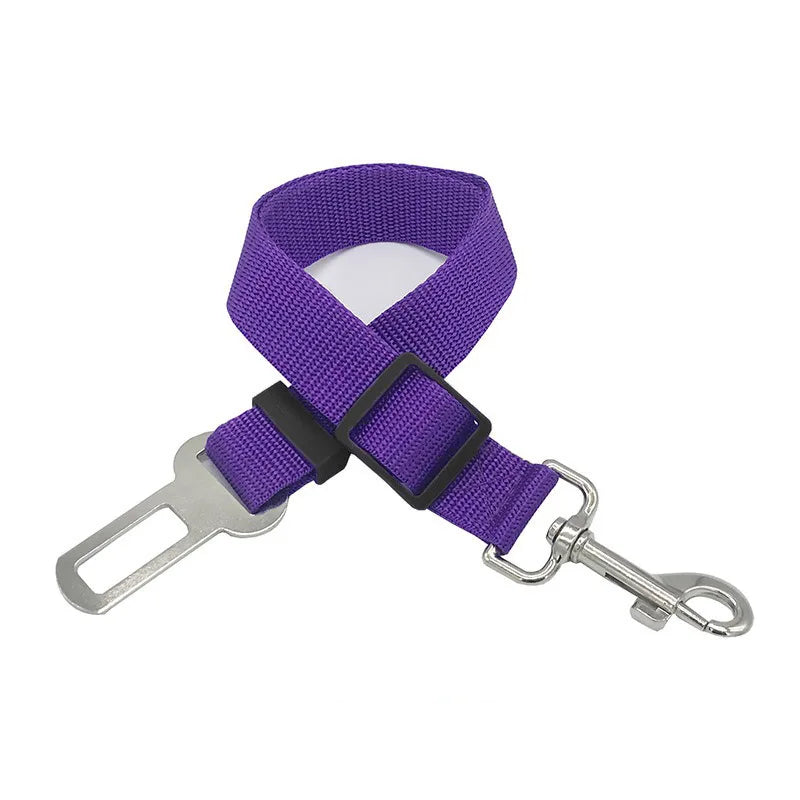Dog Car Seat Belt – Adjustable Nylon Vehicle Safety Harness