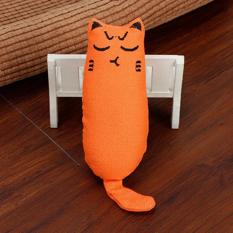 Catnip Cat Toy with Rustle Sound, Plush Toy for Kittens